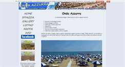 Desktop Screenshot of onda-azzurra.com