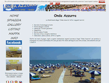 Tablet Screenshot of onda-azzurra.com